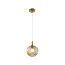Matteo Lighting C30902AGAM - Eesha Aged Gold Brass Pendant