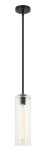 Matteo Lighting C32511MB - Lincoln Matte Black Pendant