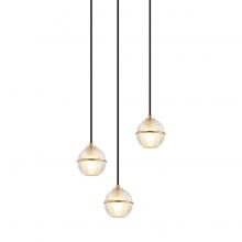 Matteo Lighting C33103AG - Misty Aged Gold Brass Pendant