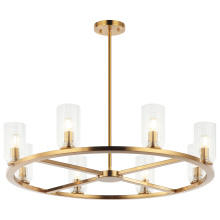 Matteo Lighting C34008AG - Westlock Aged Gold Brass Pendant