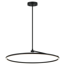 Matteo Lighting C36732MB - The Trundle Matte Black Pendant