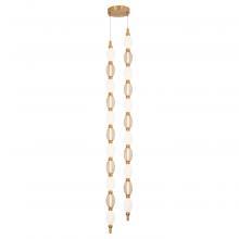 Matteo Lighting C37102AG - Tentacles Aged Gold Brass Pendant