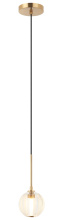 Matteo Lighting C61601AGCL - Jemyca Aged Gold Brass Pendant