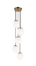 Matteo Lighting C63005AGOP - The Bougie Aged Gold Brass Pendant