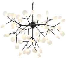 Matteo Lighting C69836MB - Hydragea Bloom Matte Black Pendant