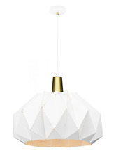 Matteo Lighting C70911WH - The Origami White Pendant