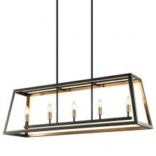 Matteo Lighting C72105MBAG - Rosalie Matte Black Pendant
