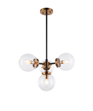 Matteo Lighting C72304AGCL - Maru Aged Gold Brass Pendant