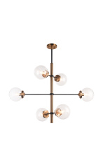Matteo Lighting C78106AGCL - Enchant Aged Gold Brass Pendant