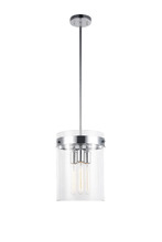 Matteo Lighting C78403CH - Zale Chrome Pendant