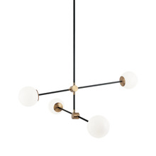 Matteo Lighting C78714AGOP - Cosmic Aged Gold Brass Chandelier