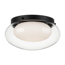 Matteo Lighting M15703MB - Caspian Matte Black Flush Mounts