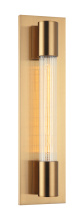 Matteo Lighting S02401AG - Riely Aged Gold Brass Wall Sconce