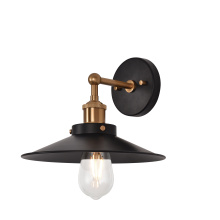 Matteo Lighting W46111AGBK - Bulstrode's Workshop Aged Gold Brass Wall Sconce