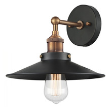 Matteo Lighting W46111AGBK - Bulstrode's Workshop Aged Gold Brass Wall Sconce