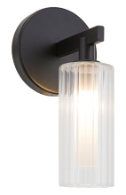 Matteo Lighting W60801BK - Kristof Black Wall Sconce