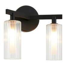 Matteo Lighting W60802BK - Kristof Black Wall Sconce