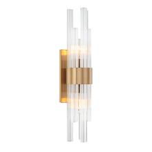 Matteo Lighting W66912AG - Kellan Aged Gold Brass Wall Sconce