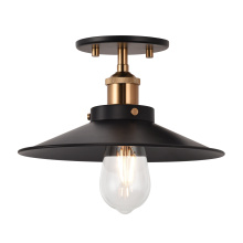 Matteo Lighting X46111AGBK - Bulstrode's Workshop Aged Gold Brass Ceiling Mount