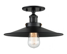 Matteo Lighting X46112BKBK - Bulstrode's Workshop Black Ceiling Mount