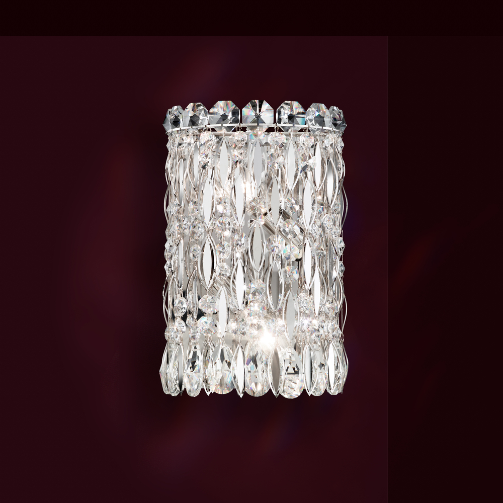 Sarella 2 Light 120V Wall Sconce in Heirloom Gold with Radiance Crystal