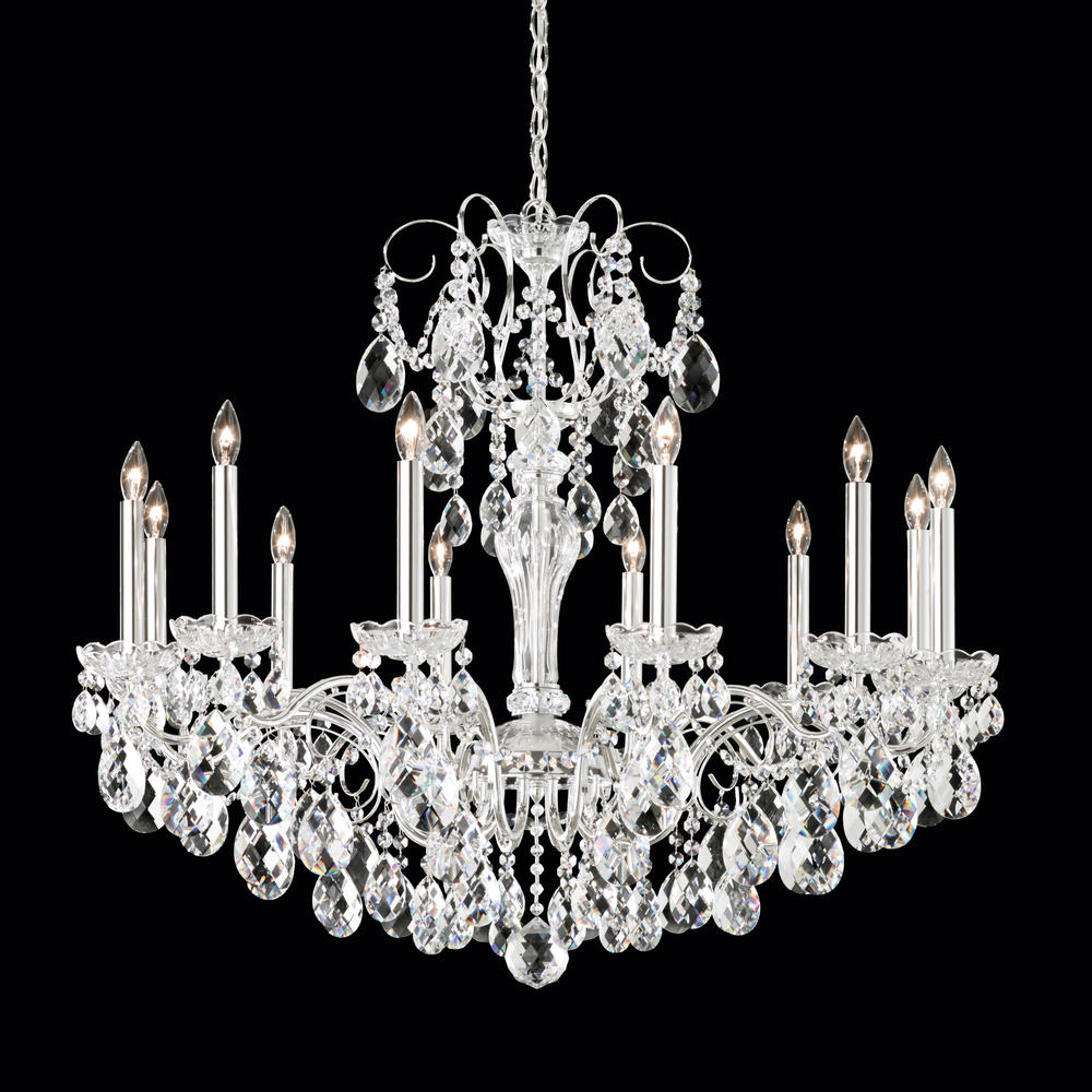 Sonatina 12 Light 120V Chandelier in French Gold with Crystals from Swarovski®