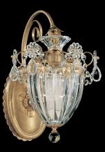 Schonbek 1870 1240-48R - Bagatelle 1 Light 120V Wall Sconce in Antique Silver with Radiance Crystal