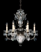Schonbek 1870 1246-211S - Bagatelle 7 Light 120V Chandelier in Aurelia with Crystals from Swarovski®