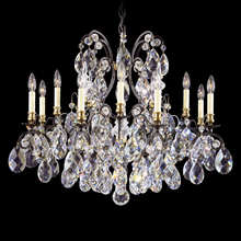 Schonbek 1870 3790-76S - Renaissance 13 Light 120V Chandelier in Heirloom Bronze with Crystals from Swarovski®