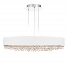 Schonbek 1870 S6329-401RW2 - Eclyptix LED 29IN 3000K/3500K/4000K 120V Pendant in Polished Stainless Steel with Radiance Wavy Cr