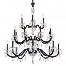 Schonbek 1870 S7620N-76R - Napoli 20 Light 120V Chandelier in Heirloom Bronze with Radiance Crystal