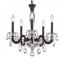 Schonbek 1870 S8605N-76R - San Marco 5 Light 120V Chandelier in Heirloom Bronze with Radiance Crystal