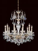 Schonbek 1870 ST1946N-26H - Sonatina 10 Light 120V Chandelier in French Gold with Heritage Handcut Crystal