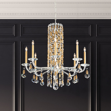 Schonbek 1870 RS83081N-06R - Siena 8 Light 120V Chandelier in White with Radiance Crystal
