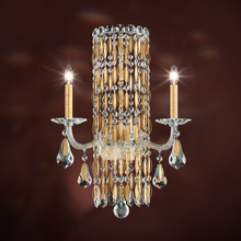 Schonbek 1870 RS8332N-06R - Siena 2 Light 120V Wall Sconce in White with Radiance Crystal