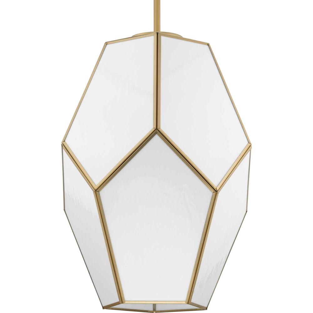 Latham Collection One-Light Vintage Brass Contemporary Pendant