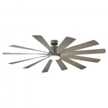 Modern Forms Canada - Fans Only FR-W1815-80L27GHWG - Windflower Downrod ceiling fan
