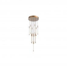 Kuzco Lighting Inc MP75113-BG - Motif 13-in Brushed Gold LED Multi Pendant