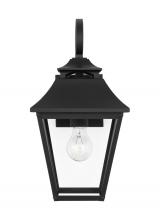 Visual Comfort & Co. Studio Collection OL14402TXB - Galena Traditional 1-Light Outdoor Exterior Small Lantern Sconce Light