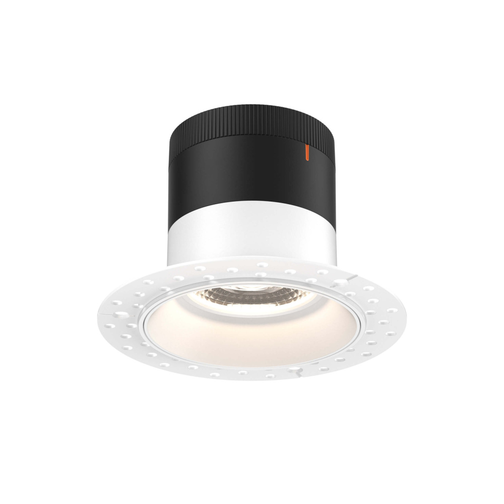4in Modular Downlight, 5CCT, 35 degree Beam Angle, Regressed, White,Trimless