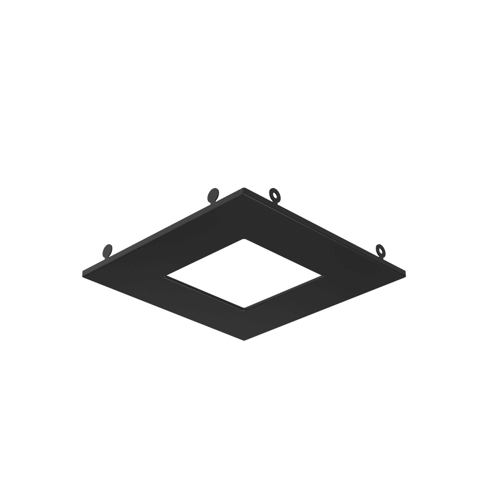 4in Trim Square, Black