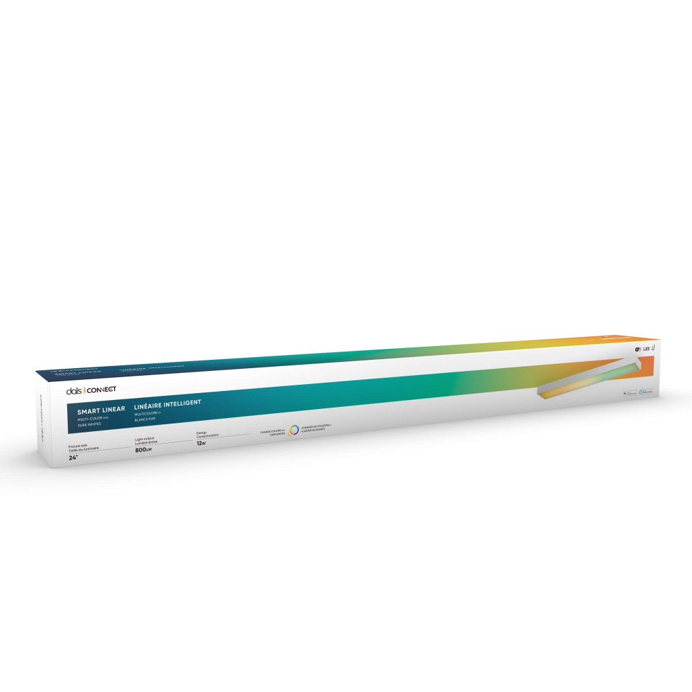 24 Inch Smart RGB+CCT LED Under Cabinet Linear Kit