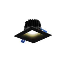 Dals RGR4SQ-CC-BK - 4 Inch Square Indoor/Outdoor Regressed Down Light